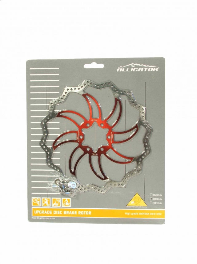 Alligator féktárcsa Starliet piros 180mm HKR19RD Alligator féktárcsa Starliet piros 180mm HKR19RD