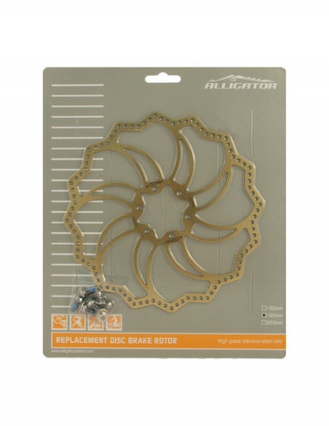 Alligator féktárcsa Starliet-TI 180mm HKR19TI Alligator féktárcsa Starliet-TI 180mm HKR19TI