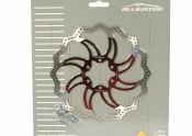 Alligator féktárcsa Starlite piros 160mm HKR18