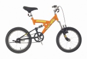 Kerékpár 16” Fs narancs/fekete